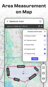 GPS Land Field Area Calculator screenshot