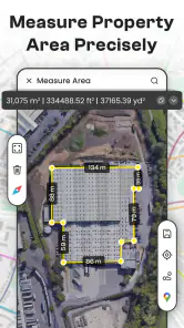 GPS Land Field Area Calculator screenshot