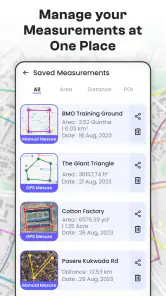 GPS Land Field Area Calculator screenshot
