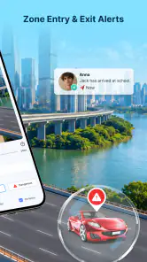 GPS Location Sharing on Phone screenshot