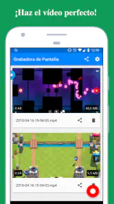 Grabación de pantalla y video screenshot