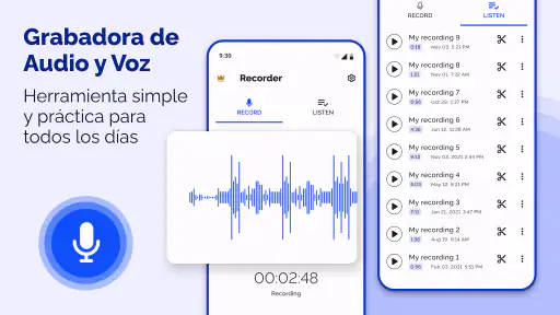 Grabador de voz - Notas de voz screenshot