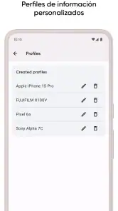 Graphie - Gestión EXIF screenshot