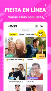 Hago- Fiesta, Chat, En vivo screenshot