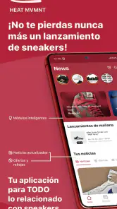 HEAT MVMNT - Sneaker App screenshot