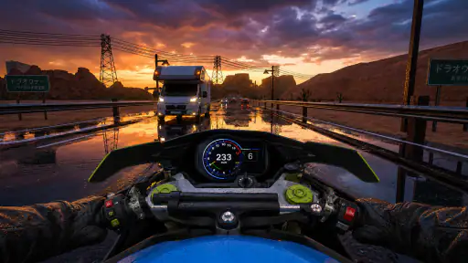 Highway Moto Rush: Traffic screenshot