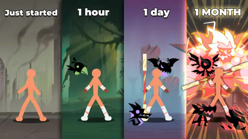 Hombre palo versus monstruo screenshot