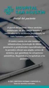 Hospital San Agustín screenshot