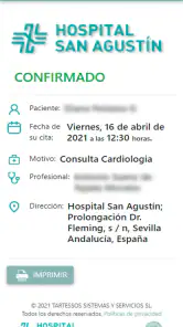 Hospital San Agustín screenshot
