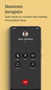 Hushed  2do número de teléfono screenshot