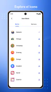 Cambiador y editor de íconos screenshot