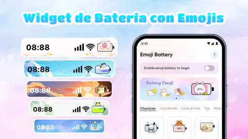 Icono de Batería con Emojis screenshot