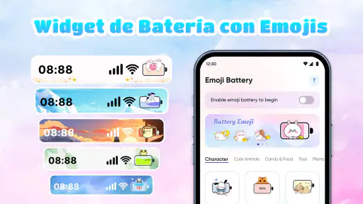 Icono de Batería con Emojis screenshot