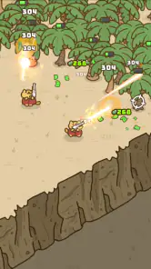 Idle Cat Gunner: Shooter RPG screenshot