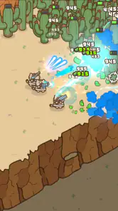 Idle Cat Gunner: Shooter RPG screenshot