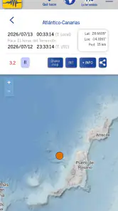 IGN Terremotos screenshot