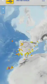 IGN Terremotos screenshot