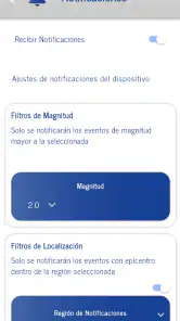IGN Terremotos screenshot
