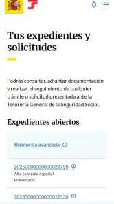 Importass Seguridad Social screenshot