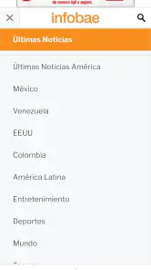 Infobae screenshot