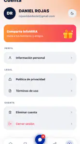 InfoMIRA screenshot