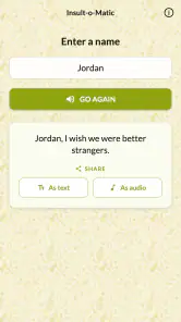 Insult-o-Matic screenshot