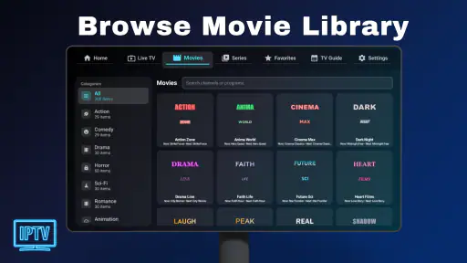 IPTV - Android TV screenshot