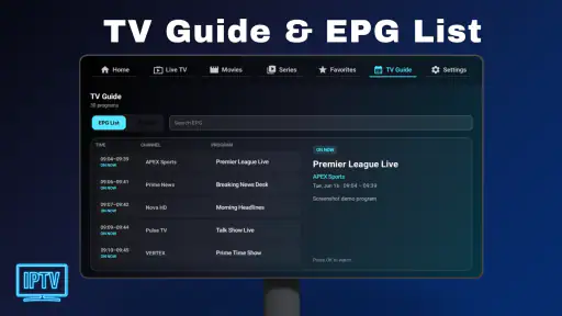 IPTV - Android TV screenshot