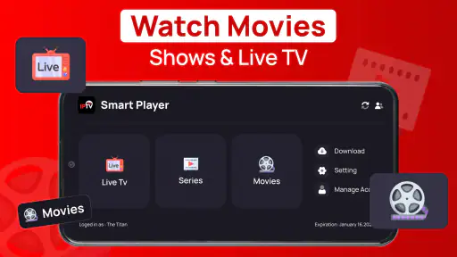 IPTV Smart Player :Vision IPTV screenshot