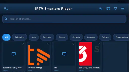 IPTV Smarters Player screenshot
