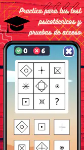 IQ Test de inteligencia lógica screenshot