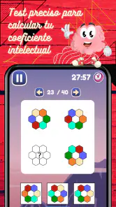 IQ Test de inteligencia lógica screenshot