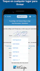 JetSign: Rellenar y firmar PDF screenshot