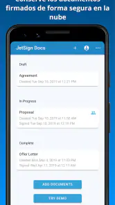 JetSign: Rellenar y firmar PDF screenshot