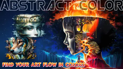 Juego de colorear abstracto screenshot