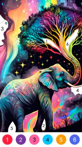 Juego de colorear de fantasía screenshot