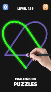 Juego de Dibujo Sola Línea screenshot