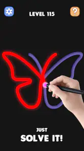 Juego de Dibujo Sola Línea screenshot
