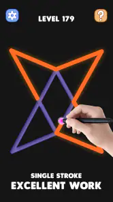 Juego de Dibujo Sola Línea screenshot