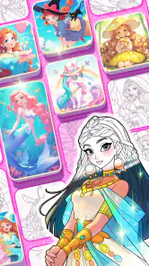 Juego de Princesas: Colorear screenshot