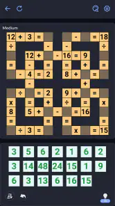 Juego Matemático, Crossmath screenshot