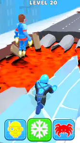 Juegos de cambio de superhéroe screenshot