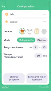 Juegos de multiplicación niños screenshot