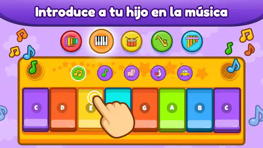 Juegos de piano para bebés screenshot