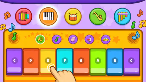 Juegos de piano para bebés screenshot