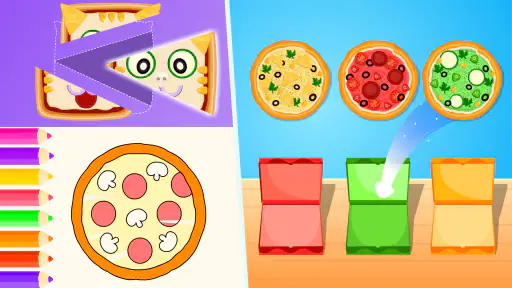 Juegos de pizza para niños screenshot