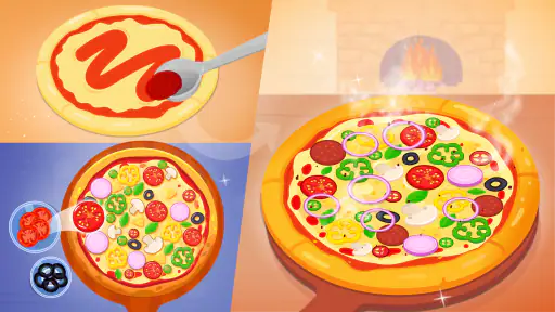 Juegos de pizza para niños screenshot