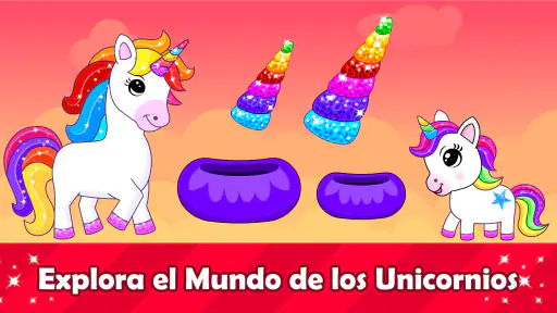 Juegos unicornio de 2-4 años screenshot