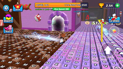 Keyboard Escape: Speed Parkour screenshot