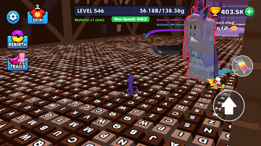 Keyboard Escape: Speed Parkour screenshot